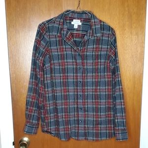 L.L. Bean Slightly Fitted Flannel Shirt NWOT